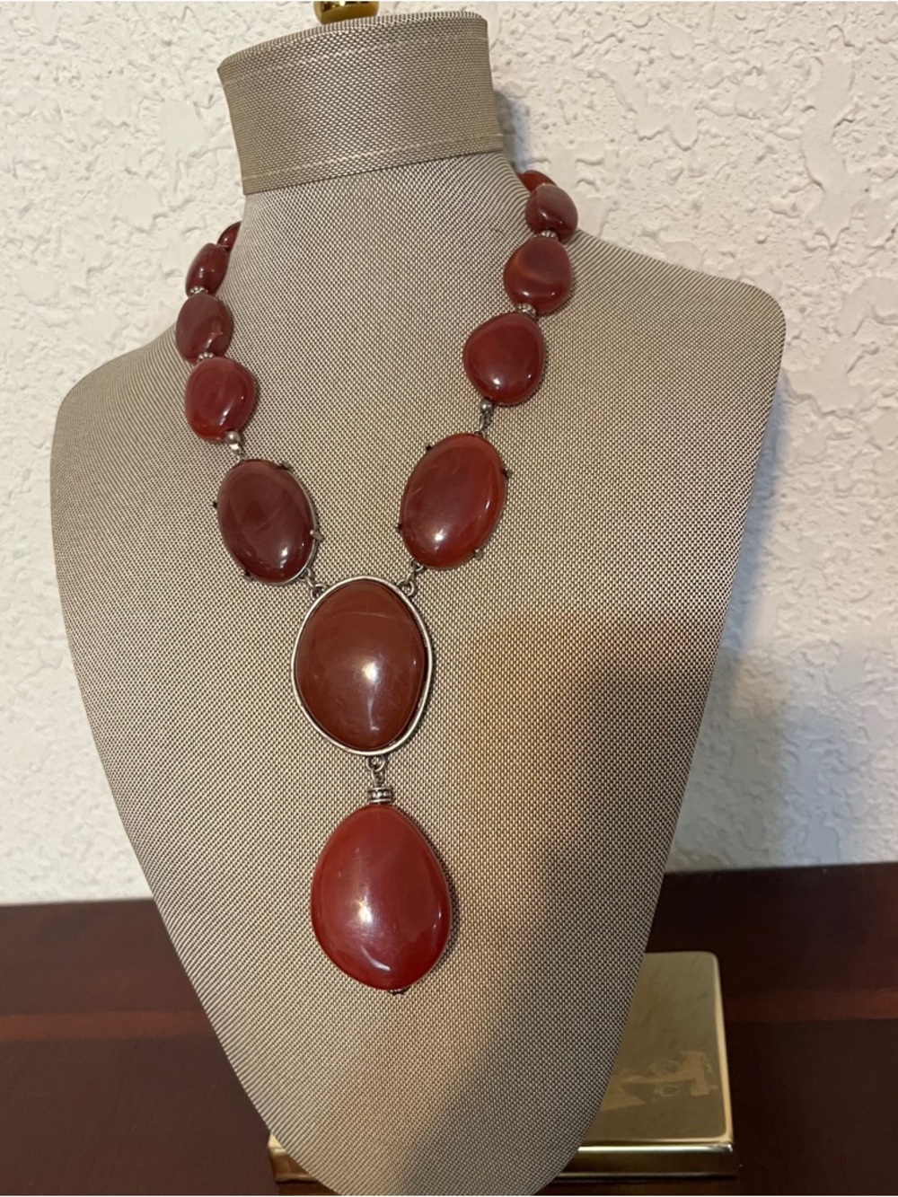 Mahogany Color Statement Necklace - Women Jewelry